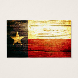 Texas-Flaggen-altes Holz