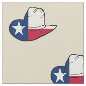 Texas-Flaggen-Cowboyhut-Gewebe IRGENDEINE FARBE Stoff (Nahaufnahme)