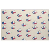 Texas-Flaggen-Cowboyhut-Gewebe IRGENDEINE FARBE Stoff (Fat Quarter (45,7 x 55,9 cm))