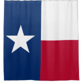 Texas-Flaggen-einzige Stern-Staats-Flagge Duschvorhang (Vorderseite)