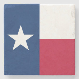 Texas-Flaggen-einziger Stern-Staatstolzer Texan Steinuntersetzer