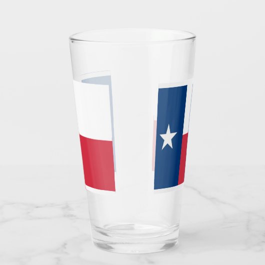 Texas-Flaggen-Glas-Trommel Glas (Rechts)