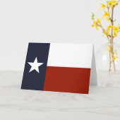 Texas-Flaggen-Gruß-Karte Karte (Gelbe Blume)