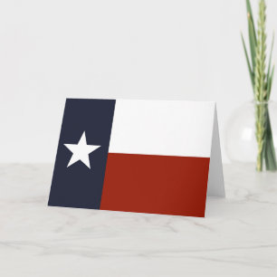 Texas-Flaggen-Gruß-Karte Karte