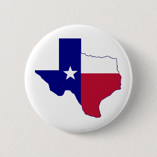 Texas-Flaggen-Karte Button