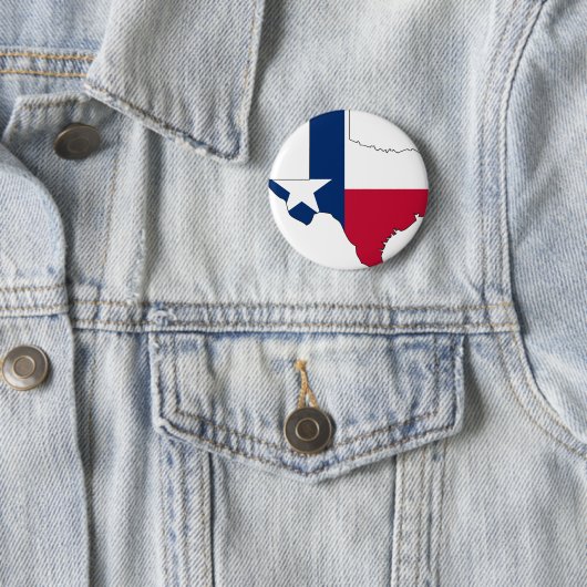 Texas-Flaggen-Karte Button (Beispiel)