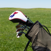 Texas-Flaggen-Karte Golf Headcover (In SItu)