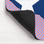 Texas-Flaggen-Karte Mousepad (Ecke)