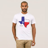 Texas-Flaggen-Karte T-Shirt (Vorne ganz)