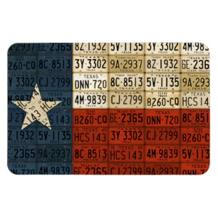 Texas-Flaggen-Kennzeichen-Kunst Lone Star State Magnet
