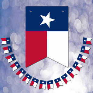Texas-Flaggen-Party, Bunting-Flaggen / Hochzeiten Wimpelkette