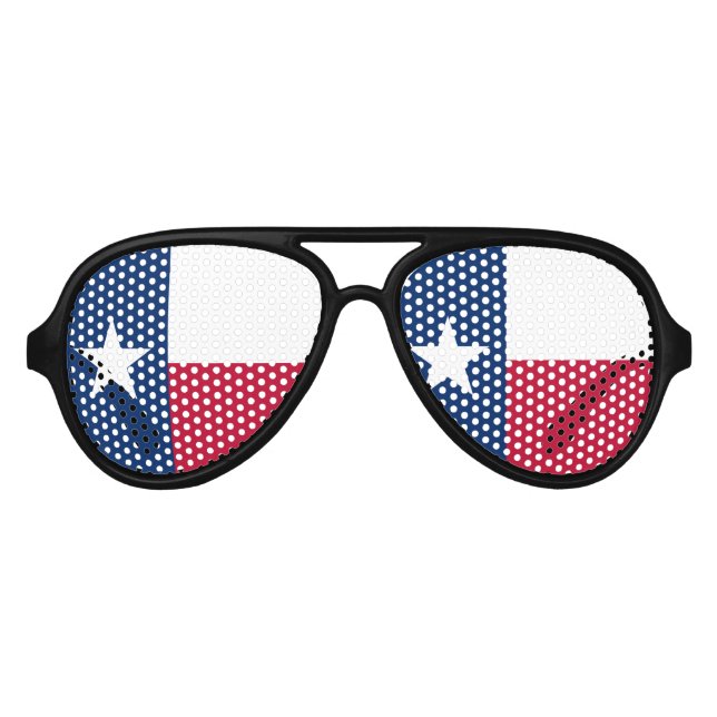 Texas-Flaggen-Party-Farbtöne | Texanische Kostümbr Sonnenbrille (Vorderseite)