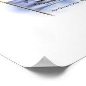 Texas-Flaggen Poster (Ecke)