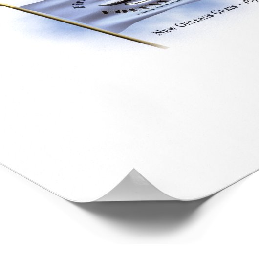 Texas-Flaggen Poster (Ecke)