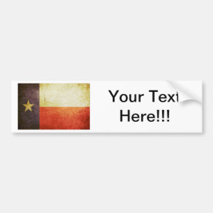 Texas-Flaggen-Schmutzeffekt Autoaufkleber
