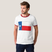 Texas-Flaggen-T - Shirt (Vorne ganz)