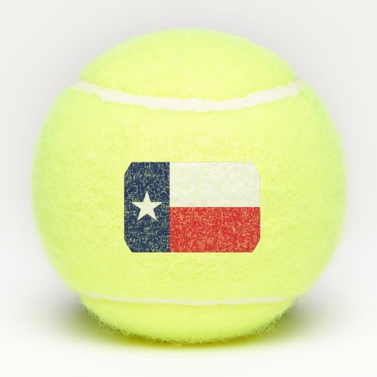 TEXAS-FLAGGEN-TENNISBÄLLE TENNISBÄLLE (Rückseite)