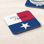 Texas-Flaggen-Untersetzer Getränkeuntersetzer (Linke Seite)