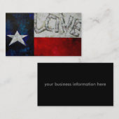 Texas-Flaggen-Visitenkarte Visitenkarte (Vorne/Hinten)