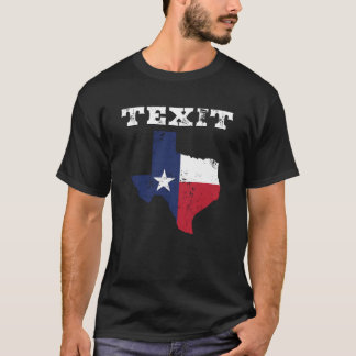 Texas-Flaggenabschnitt T-Shirt