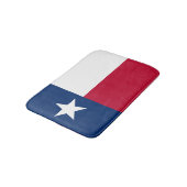 Texas-Flaggenbadmatte | Texanbadezimmerwolldecke Badematte (Schrägansicht)