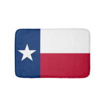Texas-Flaggenbadmatte | Texanbadezimmerwolldecke