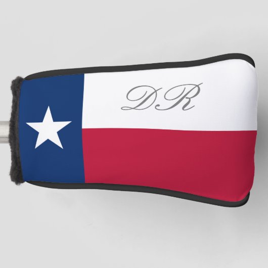 Texas-Flaggengolf-Putterabdeckung mit Golf Headcover (Vorderseite)