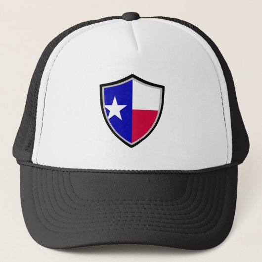 Texas-Flaggenhut Truckerkappe (Vorderseite)