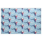 Texas Flaggenleiter Kopf mit Cowboy-Hut Stoff (Fat Quarter (45,7 x 55,9 cm))