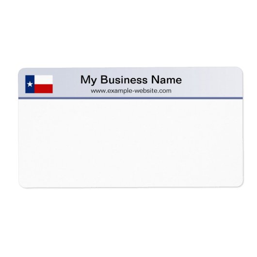 Texas-Flaggenüberschrift (Vorne)
