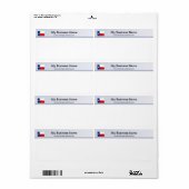 Texas-Flaggenüberschrift (Vorne)