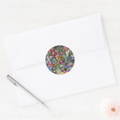 Texas Flasche Tree Runder Aufkleber (Umschlag)