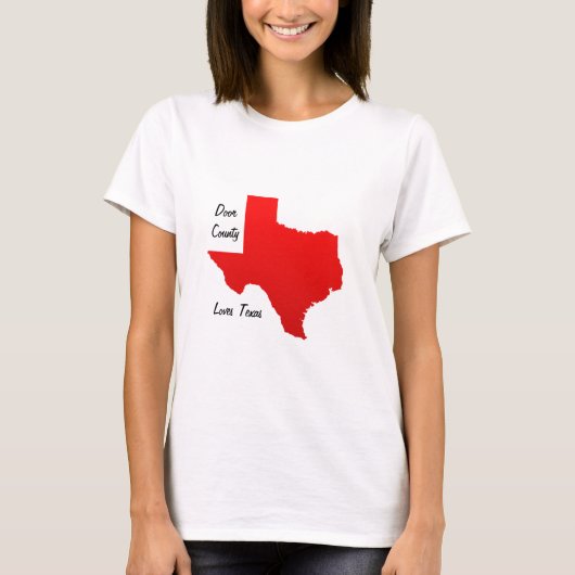 Texas-Flut-Entlastung von Door County T-Shirt (Vorderseite)