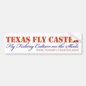 Texas Fly Caster Bummer Sticker Autoaufkleber (Vorne)