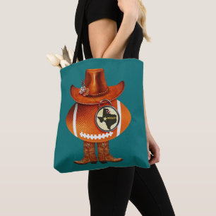 Texas Football Fan mit Bling Tote Tasche