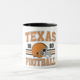 Texas Football Retro Tasse