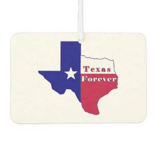 Texas Forever Flag Karte Autolufterfrischer