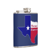 Texas Forever Flag Karte Flachmann (Rechts)