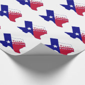Texas Forever Flag Karte Geschenkpapier (Ecke)