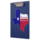 Texas Forever Flag Karte Klemmbrett (Links)