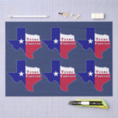 Texas Forever Flag Karte Seidenpapier (Handwerk)
