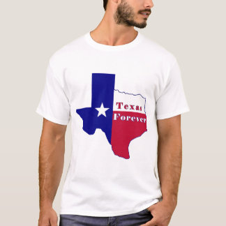 Texas Forever Flag Karte T-Shirt