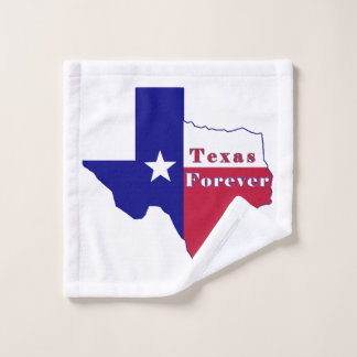 Texas Forever Flag Karte Waschlappen