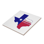 Texas Forever Flagge Karte Fliese (Seite)