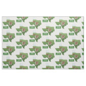 Texas-Form mit langgestreckter Staat-Linie, Zeiche Stoff (Fat Quarter (45,7 x 55,9 cm))