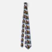 Texas-Form mit Öl-PumpeJack und Bluebonnets Krawatte (Rückseite)