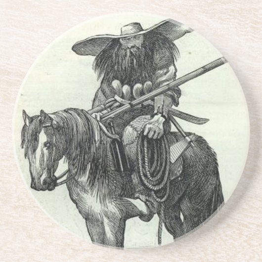 Texas-Förster-Untersetzer Sandstein Untersetzer (Vorne)