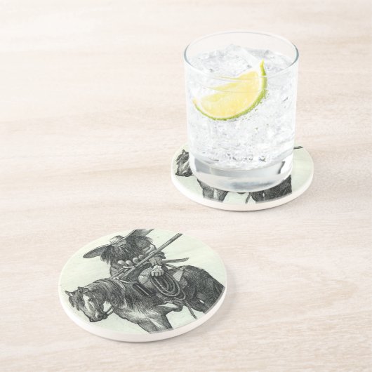 Texas-Förster-Untersetzer Sandstein Untersetzer (Seite)