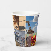 Texas Foto Mosaic Pappbecher (Rechts)