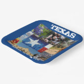 Texas Foto Mosaic Pappteller (Gewinkelt)